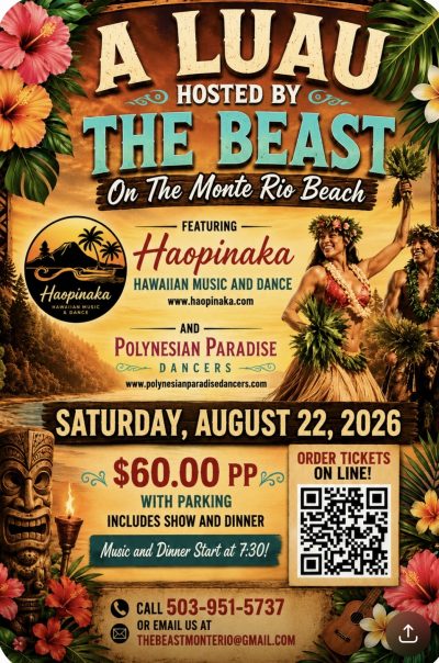 Luau at Monte Rio Beach
